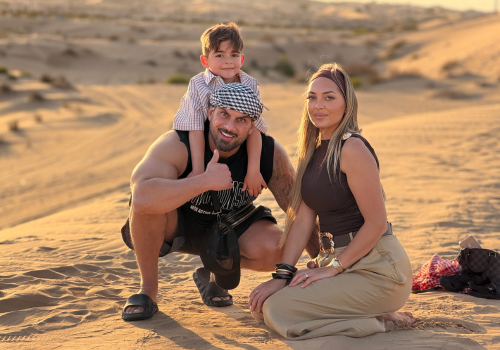 private morning desert safari abudhabi with luxurytrips abudhabi